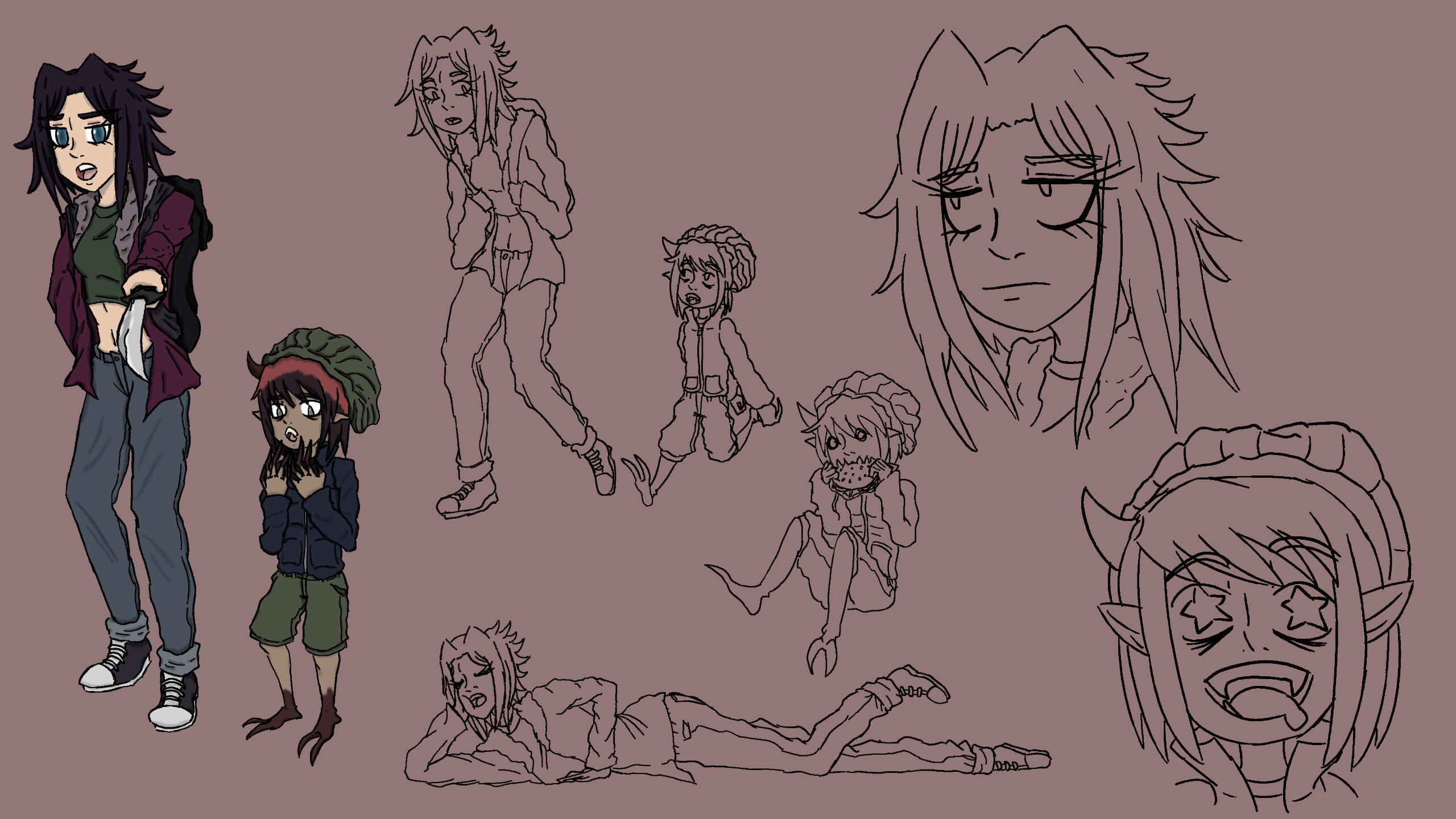 Character Sheet made for my final project in Visual Development Character Sheet made for my final project in Visual Development